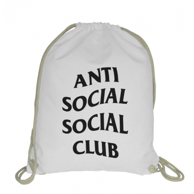 Blogerski plecak worek ze sznurkiem Anti Social Social Club